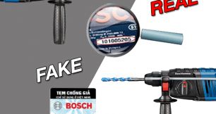 Cách phân biệt hàng thật hàng giả với dòng máy khoan Bosch
